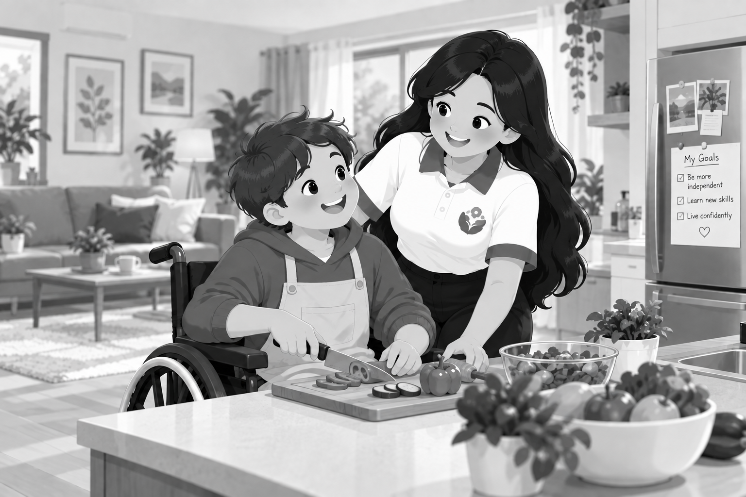 Cooking Together, Growing Confidence